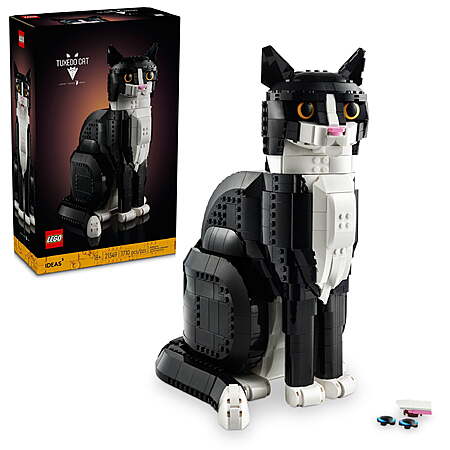 $80*: 1710-Piece LEGO Ideas - Tuxedo Cat (21349, 2024) at Walmart
