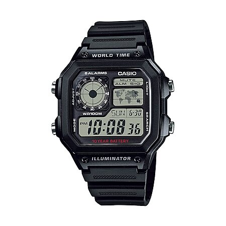 $19.99*:39.5mm Casio Men's Digital LC Analog Multi-Function Watch (Black) @ Amazon