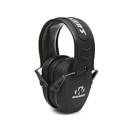 $11.99*:Walker's Razor Slim Passive Earmuff - Ultra Low-Profile Earcups - Black