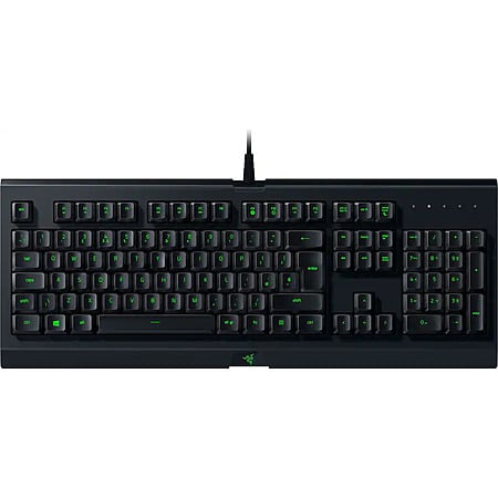 Razer - Cynosa Lite Wired Membrane Gaming Keyboard with Chroma RGB Backlighting - Black $16