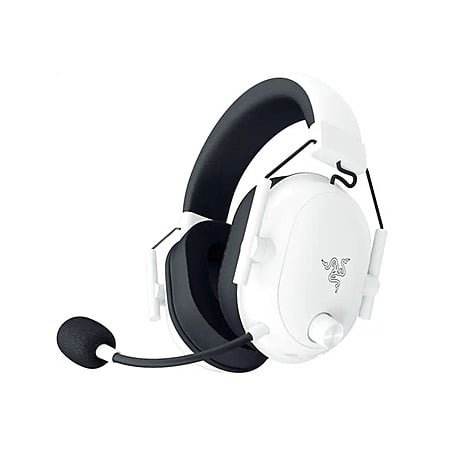 $69.99*:Razer Blackshark V2 Hyperspeed Wireless Over-the-Ear Gaming Headset for PC, Mac, Playstation, Switch, Steam Deck, Mobile - White (RZ04-04960200-R3U1)