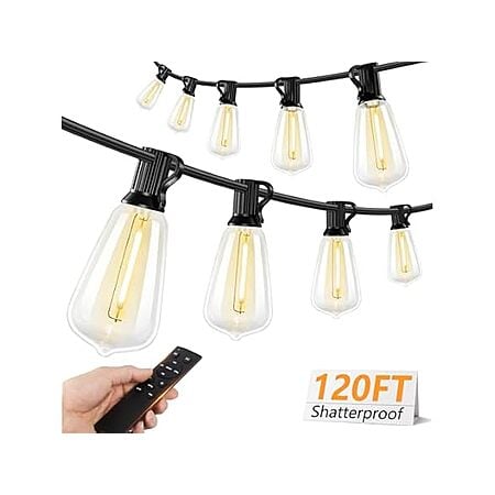 $23.99*:Brightever LED Outdoor String Lights 120FT