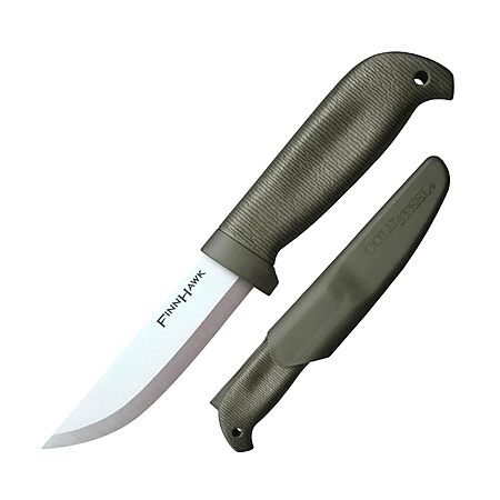 $12.96*:Cold Steel Finn Hawk 4" Fixed Blade Knife, German 4116 Steel, Secure-Ex Sheath