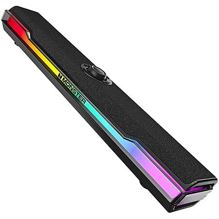 $44.99*:Monster S330 Computer Speaker Sound Bar with Dynamic RGB Light at Amazon