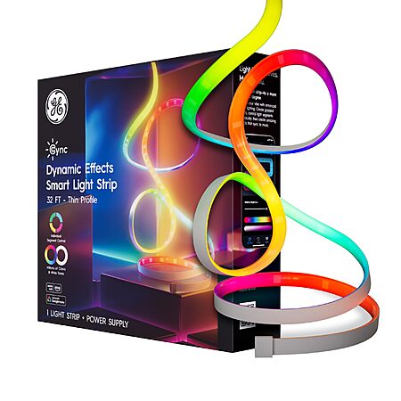 $16.82* | 32' GE Cync Dynamic Effects Indoor Smart LED Light Strip at Amazon