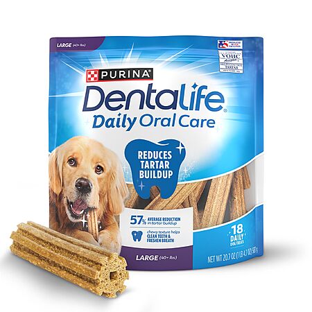 [YMMV]$5.59*:18-Count Purina DentaLife Daily Oral Care Dog Sticks (Large Chews)