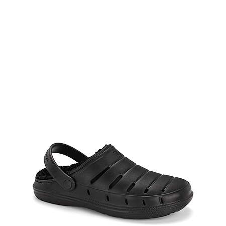 $6.64*:Rugged Shark Men's Lined EVA Clogs (Black; Sizes 7 - 12)  at Walmart.com