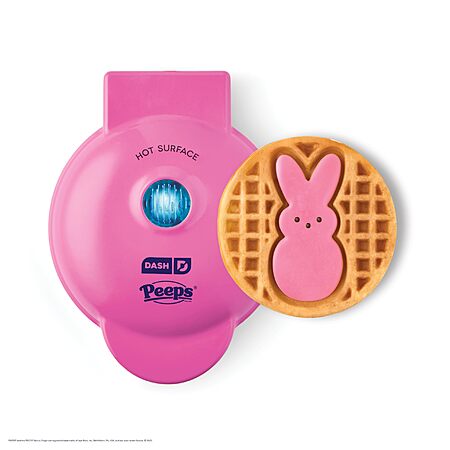 Dash x Peeps Easter Bunny Mini Waffle Maker $7.70 + Free Shipping w/ Prime or on $35+