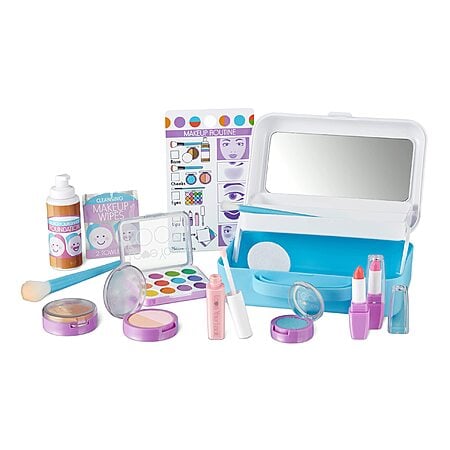 $15.49*:Melissa & Doug Love Your Look Pretend Makeup Kit Play Set – 16 Pieces for Mess-Free Pretend Play (Does NOT Contain Real Cosmetics) at Amazon