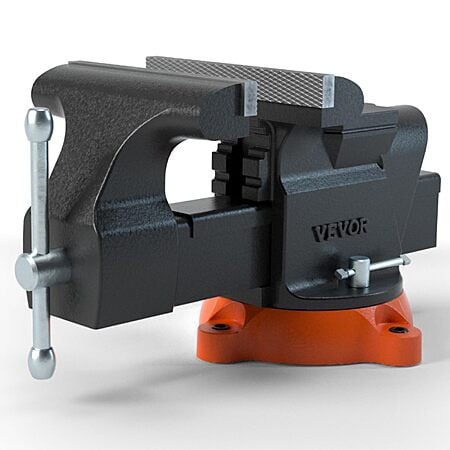 $51.49*:6" VEVOR Bench Vise w/ Anvil 360 Degree Swivel + Free Shipping at Amazon