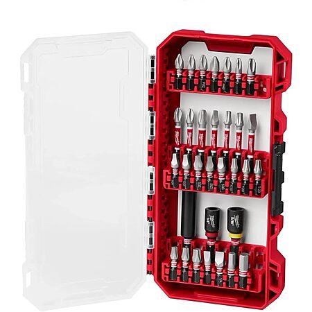 $15*:32 Pc Milwaukee Electric Tool 48-32-4004 Shockwave Heavy Duty Impact Driver Bit Set at Amazon
