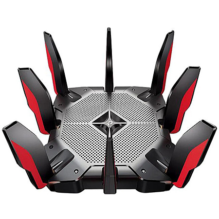 $165*:TP-Link Archer AX11000 - Wireless router - 8-port switch - GigE, 2.5 GigE, 802.11ax - 802.11a/b/g/n/ac/ax - Dual Band at Newegg