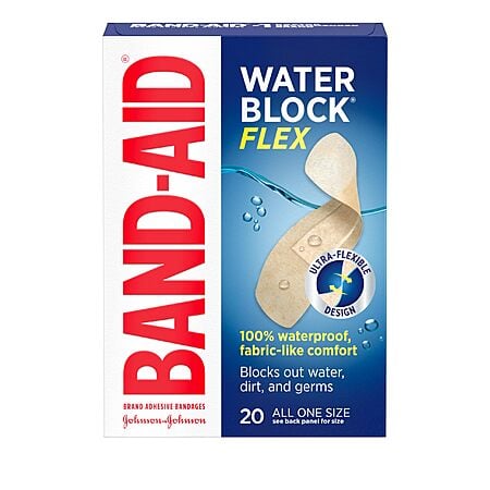 YMMV[AC,SnS] $2.14: 20-Count Band-Aid Water Block Flex Adhesive Bandages at Amazon