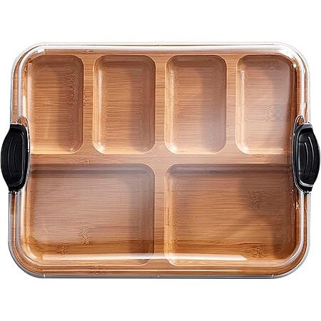 11" x 14" Farberware  Build-A-Board Holiday Charcuterie Board w/ Clear Locking Lid $16.99 + Free Shipping w/ Prime at Woot!