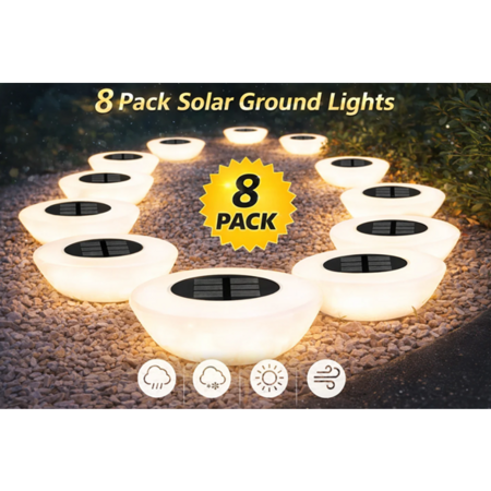 $66 Off Hakol Solar Ground Lights!