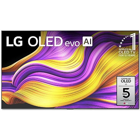 $2199.99 | LG 77-Inch Class OLED evo AI Super Upscaling 4K G5 Series Smart TV w/Dolby Atmos (OLED77G5WUA, 2025) at Amazon