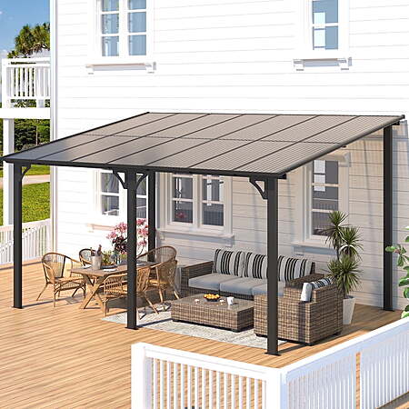 10' x 14' AECOJOY Hardtop Aluminum Gazebo (Grey) $319.99 + Free S&H at Walmart