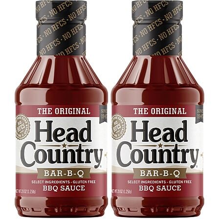 2 Pack 20 oz Head Country Bar-B-Q Sauce, Original Flavor $5.94 + Free S&H w/ Prime or $35+