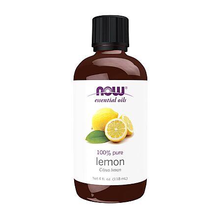 NOW Lemon Essential Oil 4oz 100% Pure Aromatherapy $2.04 + Free S&H w/ Prime or $35+