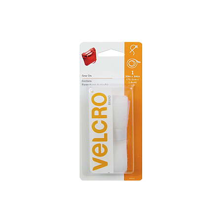 VELCRO® Brand Sew On 30in x 3/4in Roll White $0.58 + Free S&H w/ Walmart+ or $35+