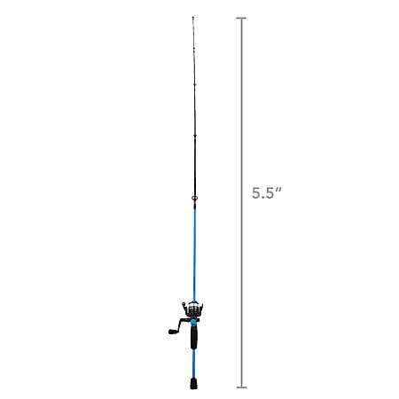 $9.97: Ozark Trail Wayfarer 5'6" Fiberglass Spinning Rod & Reel Combo, 2-Piece, Blue/Orange at Walmart.com