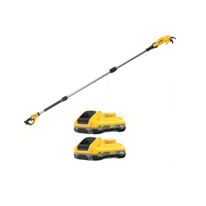 DEWALT 20V MAX XR 2x 4Ah Battery Kit with DEWALT 20V MAX 1-1/2in Cordless Pole Pruner $239