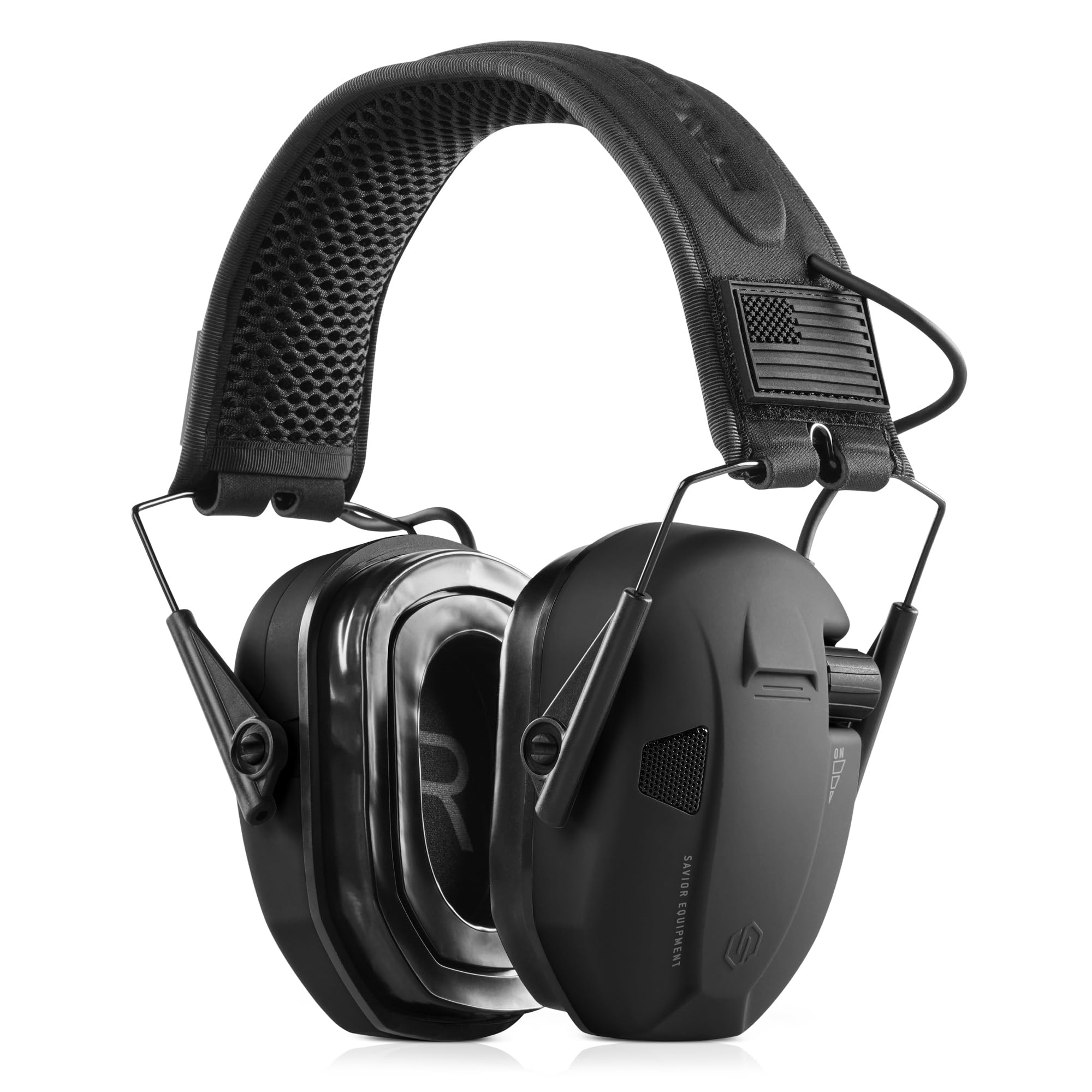 Savior Equipment Apollo Electronic Earmuffs For Shooting w/Gel Ear Pads, 24dB NRR, Noise Cancelling Ear Protection Headset $17.99