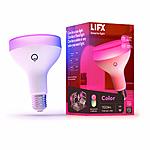 LIFX 75W Equiv BR30 Dimmable Wi-Fi LED Multi-Color Smart Light Bulb $28 for Prime Members