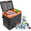 61qt/58L 12V Car Refrigerator/Freezer, Compressor Cooler, Single Zone $182