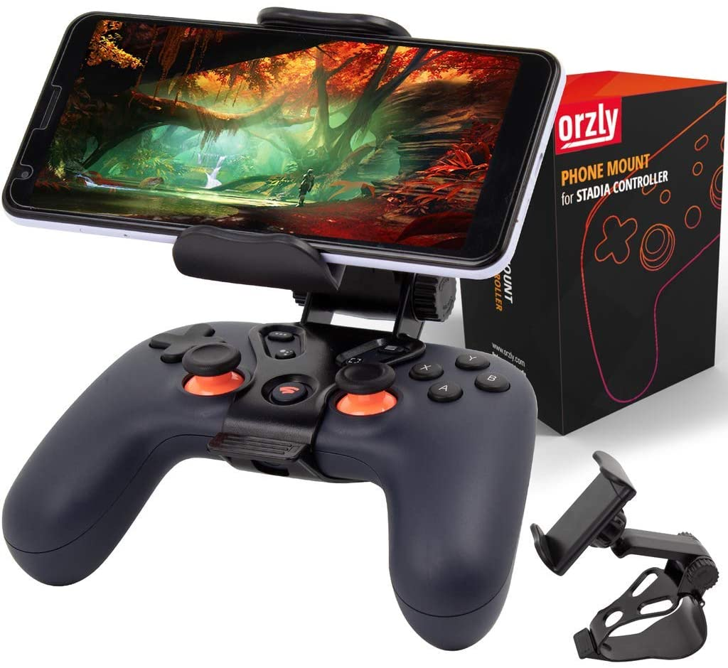 Amazon.com: Orzly Phone Mount Clip for use with Google Stadia Controller : Cell Phones & Accessories $10.00