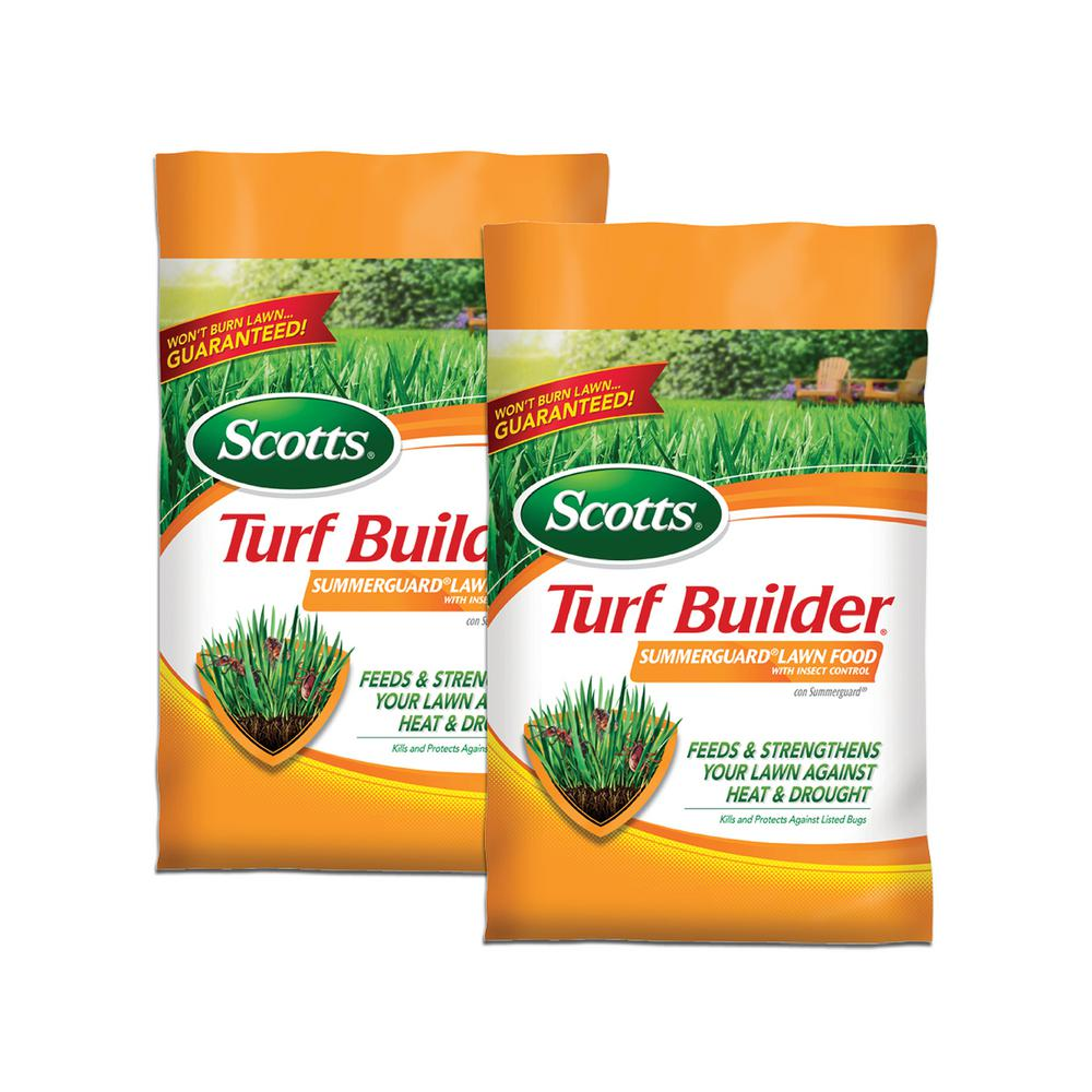 Scotts Turf Builder Summerguard with Insect Control Lawn Fertilizer (10k sq ft) $39.98