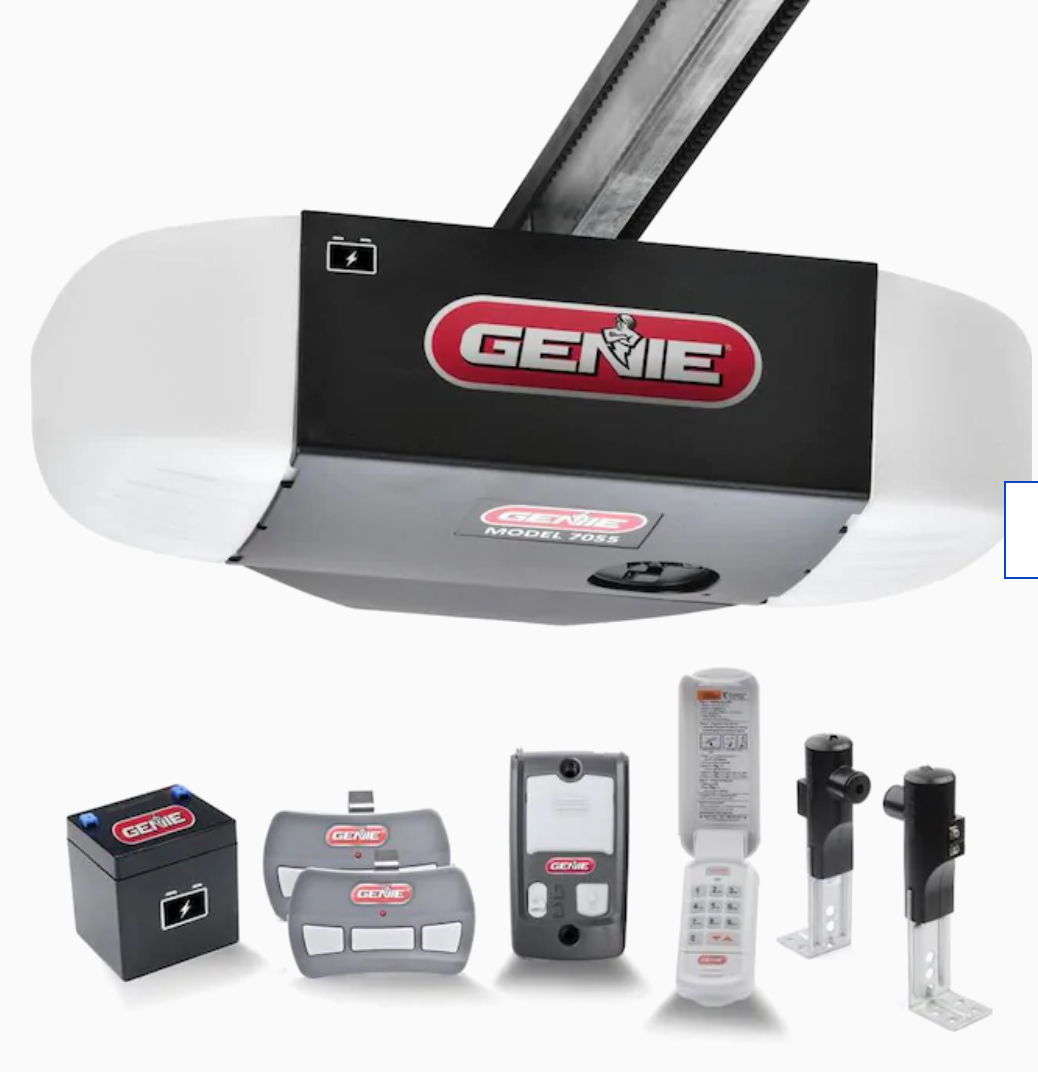 Genie 1.25-HP Garage Door Opener w/Backup Battery $168
