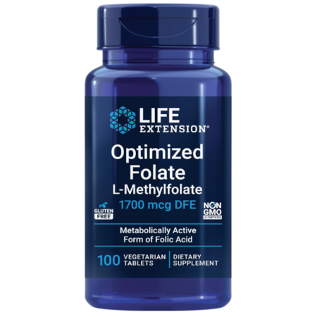 Life Extension Optimized Folate 1700mcg 100 tablets $4.50 - Free Shipping w/Prime or $35 order