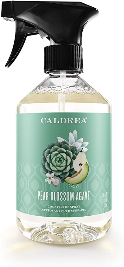 Prime Day: Caldrea Multi-surface CounterTop Spray Cleaner, Made With Vegetable Protein Extract, Pear Blossom Agave Scent, 16 Oz $6.06 + FS W/ Prime