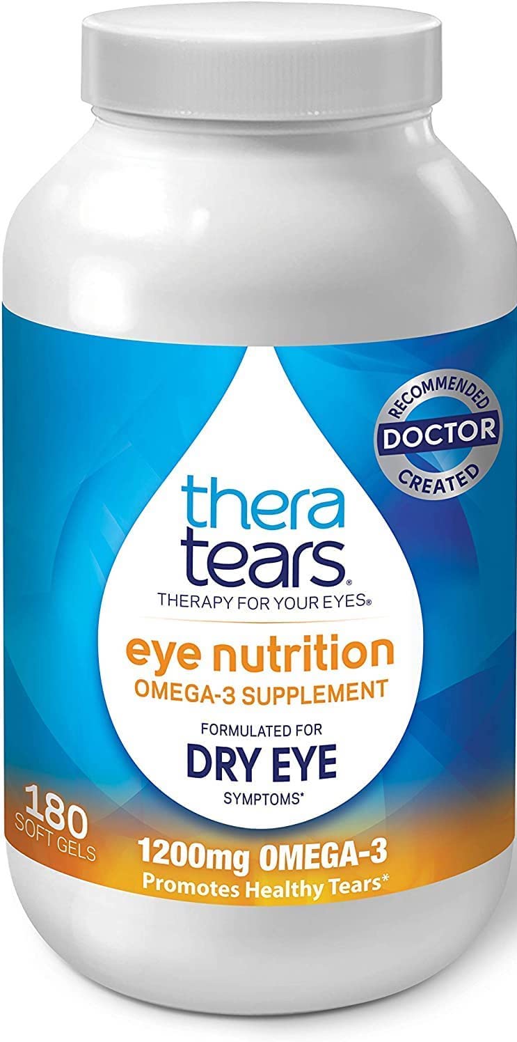 Amazon: TheraTears Eye Nutrition 1200mg Omega-3 Supplement, 180 Count $13.69 + Free Shipping w/ Prime
