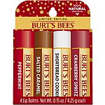 4-Pack Burt’s Bees Lip Balm Stocking Stuffers (Beeswax Bounty or Festive Fix) $7.80 &amp; More