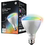 Amazon: GE CYNC Dynamic Effects Smart LED Light Bulb, Color Changing, Bluetooth and Wi-Fi, Works with Alexa and Google Home $18.89