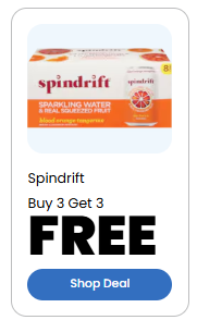 8-Pack 12-Oz Spindrift Sparkling Water (Various Flavors) at Kroger (46.8￠each)