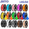 Jayo 3D Printer PETG Filament 6 Spools, 1.1kg each (BUY 6 PAY 4 + Coupon) $59.93 at eBay