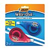 BIC Wite-Out Brand EZ Correct Correction Tape, 39.3 Feet, 2-Count Pack of white Correction Tape, Fast, Clean and Easy to Use Tear-Resistant Tape Office or School Supplies $2.38