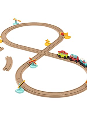 Battat – Train Set for Kids, Toddlers – 29pc Train Track Play Set with Trains and Accessories – Developmental Toy – All Aboard Train Set - 2 Years + Free Shipping w/ Prime $9.5