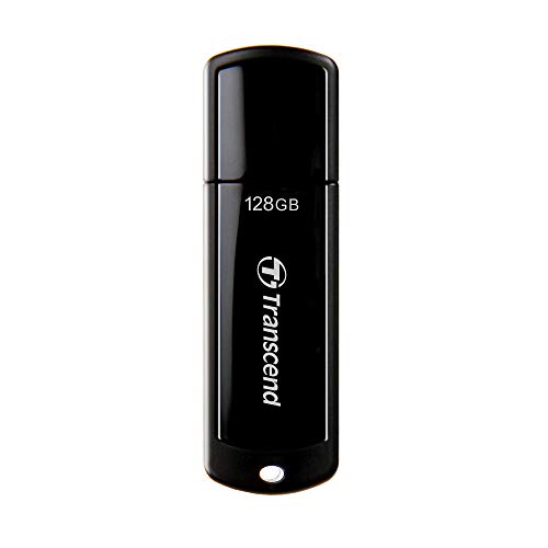 ‎Transcend 128GB USB3.1 Flash Drive ‎TS128GJF700, 90MB/s Read Speed, Classic, Black $9.97