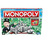 Monopoly Board Game (Token Vote Edition) $10 &amp; More