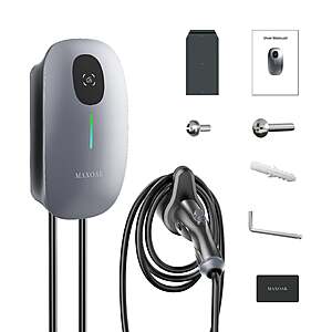 Maxoak Level 2 Electric Vehicle Charger 50Amp 12kW 23ft Cable 240V, App Control $  328.06