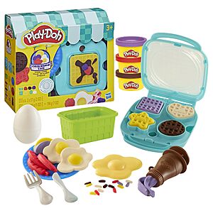 Play-Doh Crazy Waffle Cafe Playset, 8 Play Kitchen Accessories, Kids Arts & Crafts 3+ $7.99