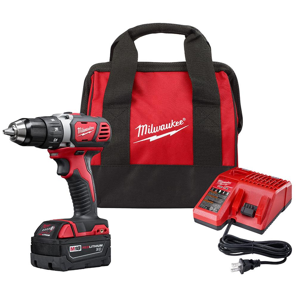 M18™ Compact 1/2 in. Drill/Driver Kit - 2606-21P from MILWAUKEE | Acme Tools $99