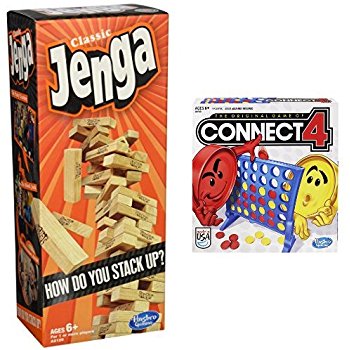Jenga Classic Game and Connect 4 Game Bundle $15.46 + FREE S/H with Prime