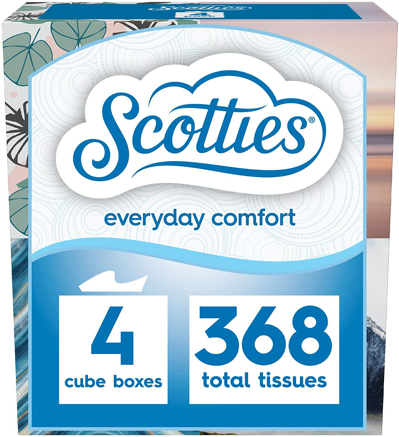 Scotties Everyday Comfort Facial Tissues, 92 Tissues per Box, 4 Pack, 92 Count (Pack of 4) $3.61