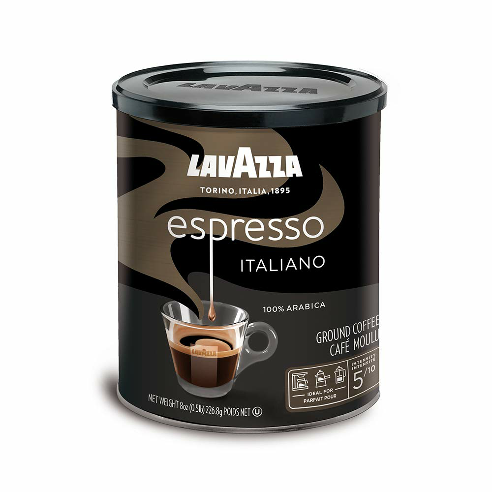 Lavazza Espresso Italiano Ground Coffee Blend, Medium Roast, 8-Oz Cans, Pack of 4 (Packaging May Vary) Authentic Italian $12.43
