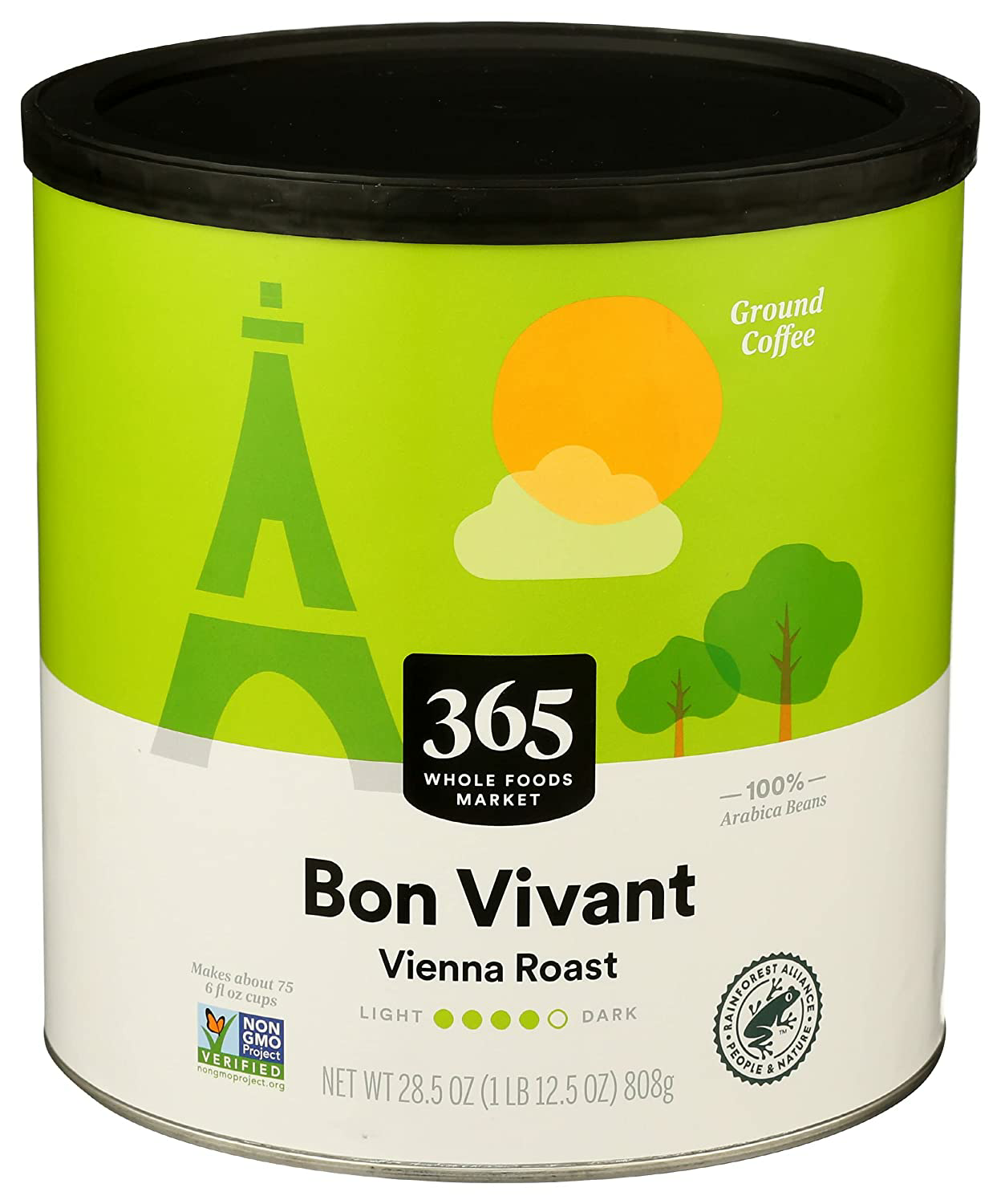 Amazon.com : 365 by Whole Foods Market, Coffee Bon Vivant Vienna Roast, 28.5 Ounce : Grocery & Gourmet Food $8.83